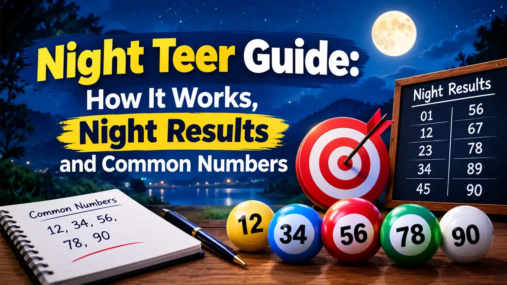 Night Teer Guide How It Works, Night Results and Common Numbers