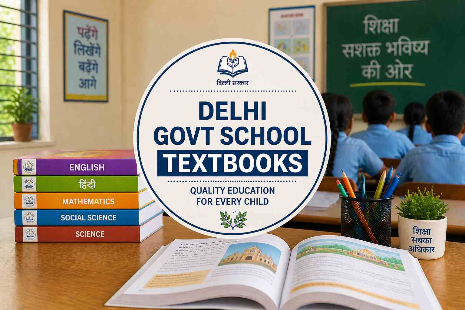Delhi govt school textbooks